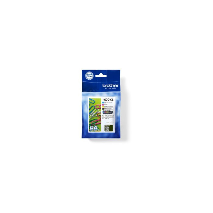 Pack de 4 cartouches d'encre blister LC422XLVAL