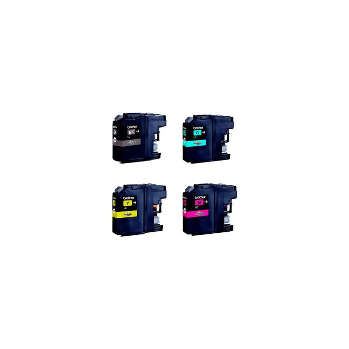 Pack de 4 cartouches d'encre LC424(BK/C/M/Y)