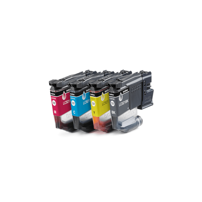 Pack de 4 cartouches (BK/C/M/Y) LC521