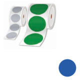 Rouleau pastilles prédéc. bleues Ø 25mm 1000 étiq.