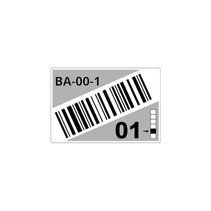 Rouleau d'étiq. Prédéc. racks A 55x85mm 340 étiq.