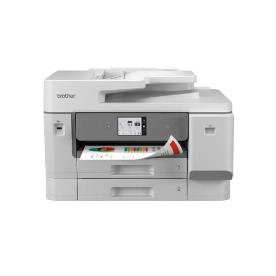 Multifonc. jet d'encre coul. A3 recto-verso 2 bacs