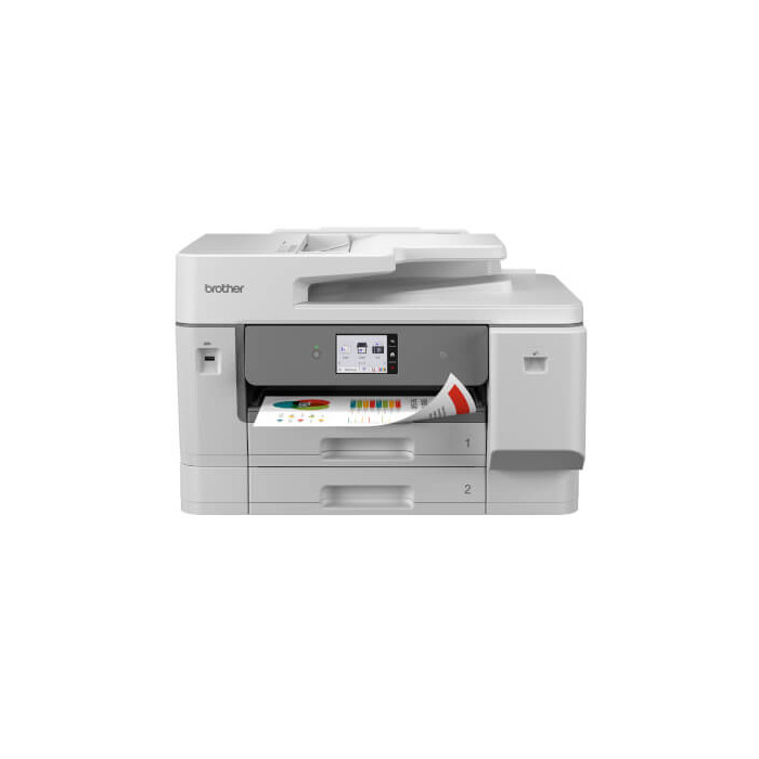 Multifonc. jet d'encre coul. A3 recto-verso 2 bacs