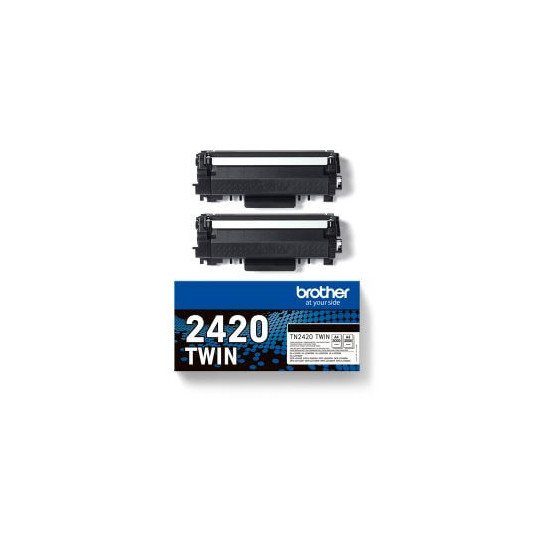 Pack de 2 toners noir TN2420