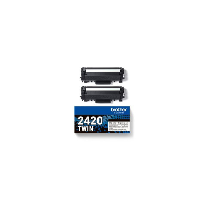Pack de 2 toners noir TN2420