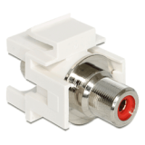 Embase Keystone RCA femelle RCA femelle rouge