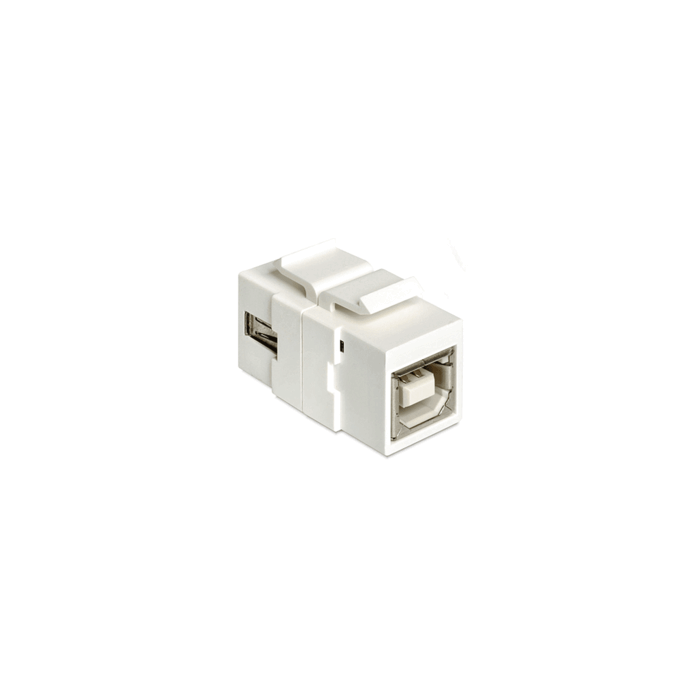 Embase Keystone USB2.0 A femelle USB2.0 B femelle