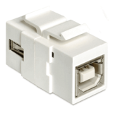 Embase Keystone USB2.0 A femelle USB2.0 B femelle