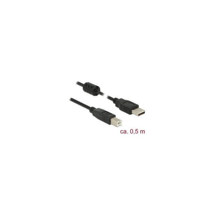 Câble de charge USB 2.0 A B 0.5m