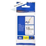Ruban TZ laminé flexible 18mm Noir/Blanc