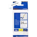 Ruban TZ flexible 24mm Noir/Blanc