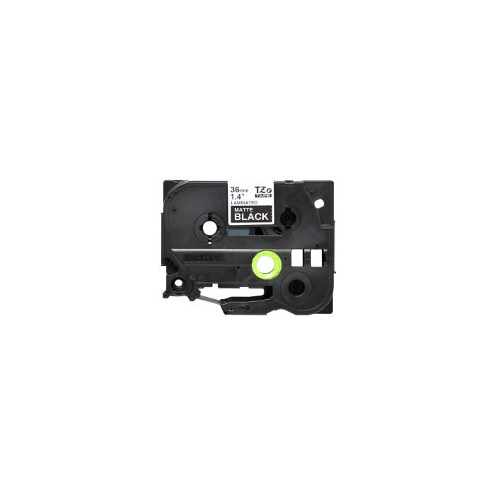 Ruban TZeM365 36mm Blanc / Noir Laminé Métallique