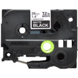 Ruban TZeM365 36mm Blanc / Noir Laminé Métallique