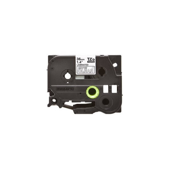 Ruban TZeM365 36mm Blanc / Transparent Mat