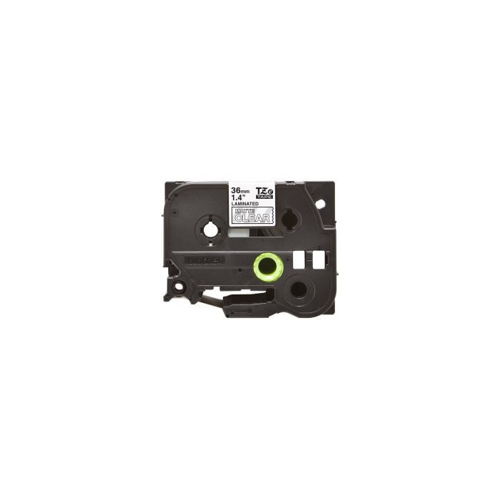 Ruban TZeM365 36mm Blanc / Transparent Mat