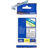 Ruban TZEM laminé 9mm Noir/Mat argent