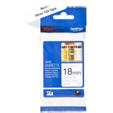 Ruban TZEN non-laminé 18mm Noir/Blanc