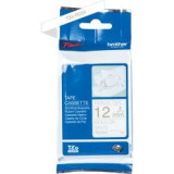 Ruban TZERE tissus Or sur Blanc 12mm (4m)