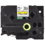 Ruban TZeSL661 36mm Noir / Jaune Auto-Laminé