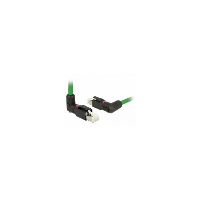 Connecteur RJ45 Cat 5e STP coudé ajustable