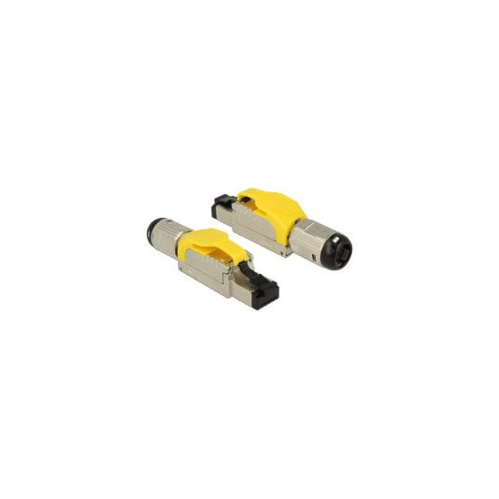 Connecteur réseau RJ45 STP Cat 6a métal assemblé