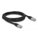 Cordon RJ45 Cat 6a outdoor LSZH S/FTP 2m noir