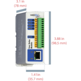 Téléphone d'urgence SIP 2 touches rouge