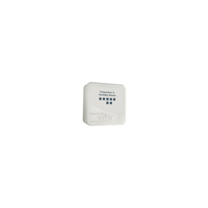 Wall-mount temperature and humidity sensor