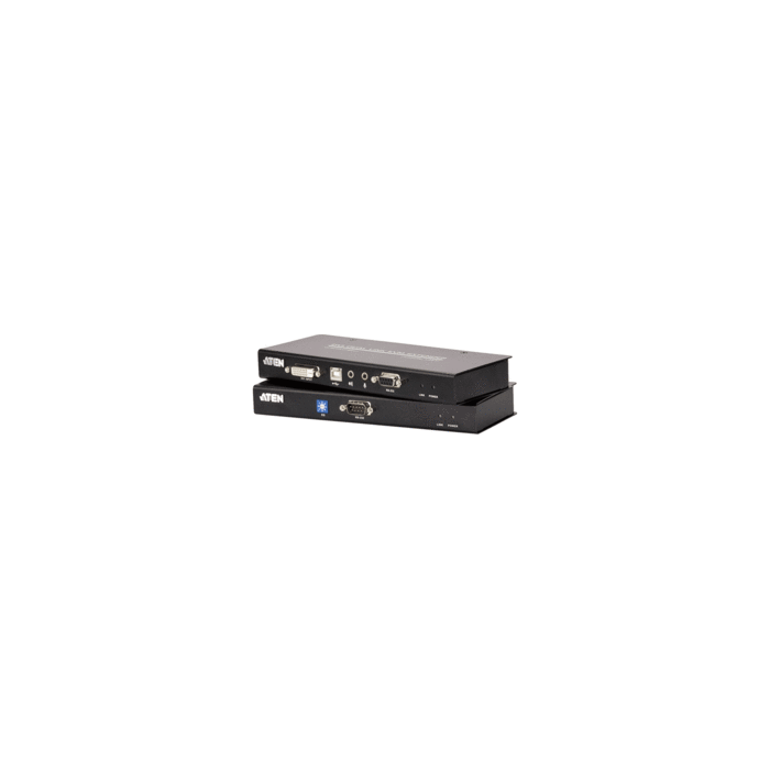 Console extender Cat 5 USB DVI audio série RS232
