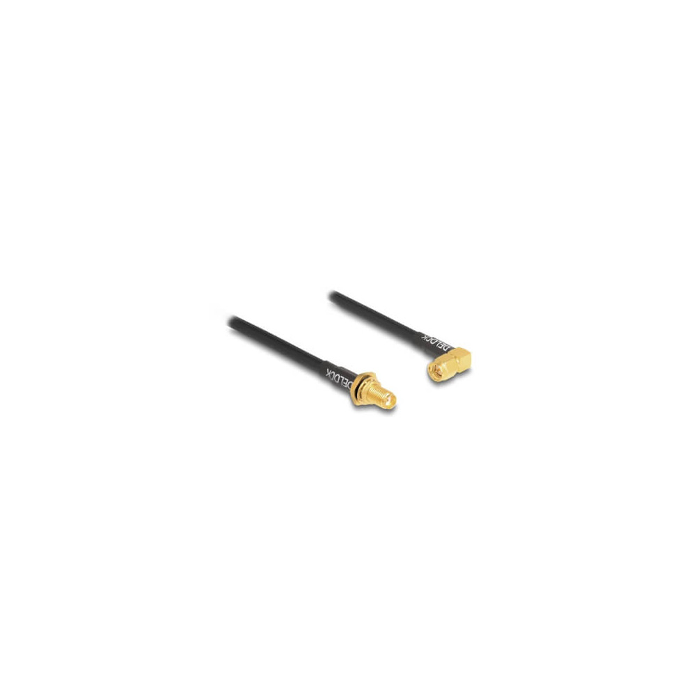 Câble antenne SMA F / SMA M 90° 30cm