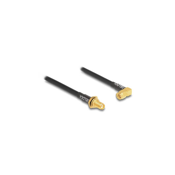 Câble antenne SMA F / SMA M 90° 30cm