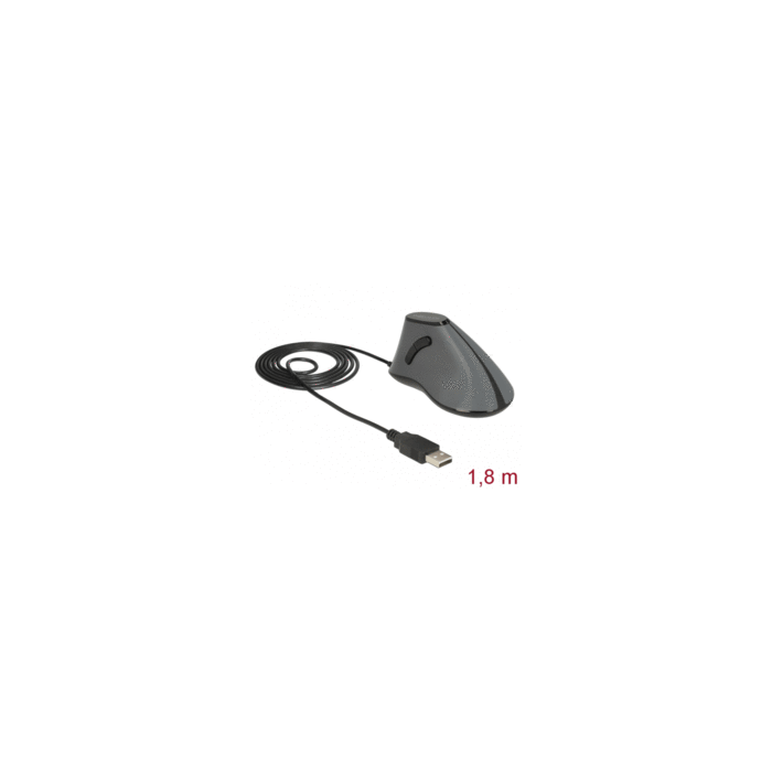 Souris filaire USB ergonomique 5 boutons