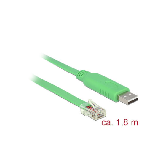 Câble adaptateur USB A vers série RS232A RJ45