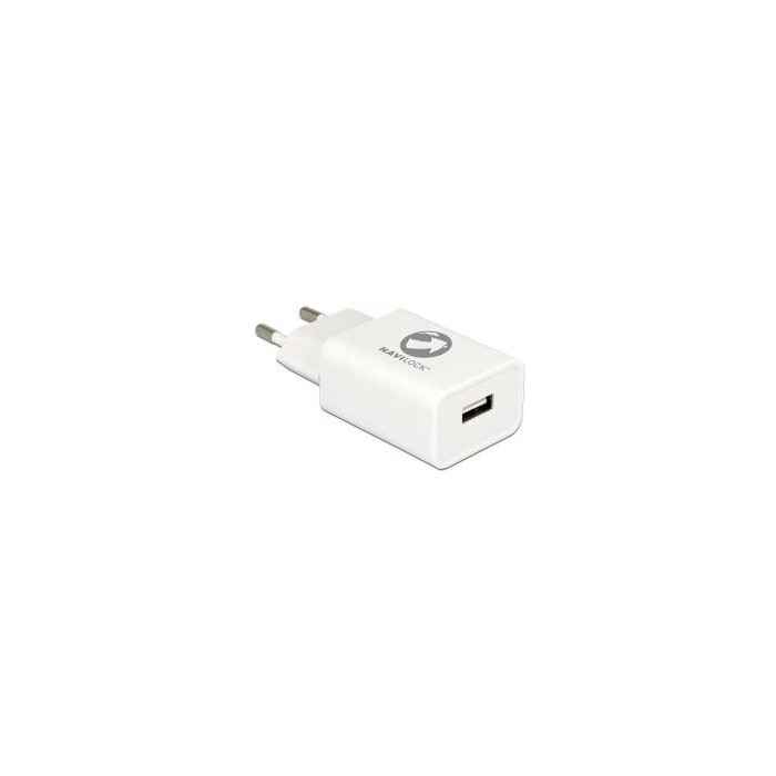 Chargeur USB 1 sorties 3,6 à 12V QC 3.0 blanc