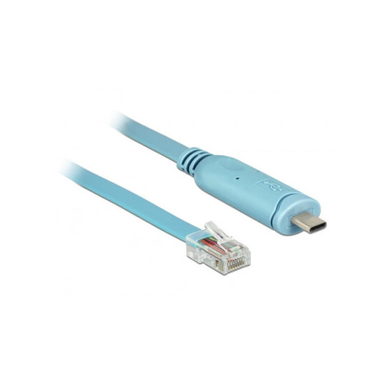 Câble adaptat. USB-C 2.0 vers série RS232A RJ45 3m