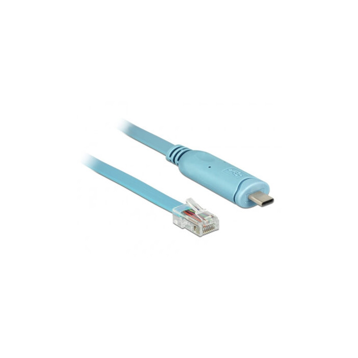 Câble adaptat. USB-C 2.0 vers série RS232A RJ45 3m