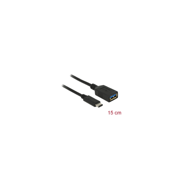 Adaptateur 15cm USB 3.1 A Femelle C Mâle