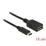 Adaptateur 15cm USB 3.1 A Femelle C Mâle