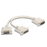 Adaptateur doubleur DB15 Mâle / 2 DB15 Femelle