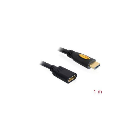 Câble vidéo Premium HDMI High Speed 1m M/F