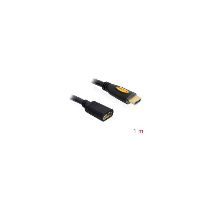 Câble vidéo Premium HDMI High Speed 1m M/F