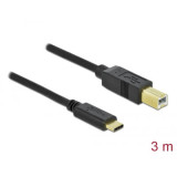 Câble USB Type C 2.0 Mâle / B Mâle 3m