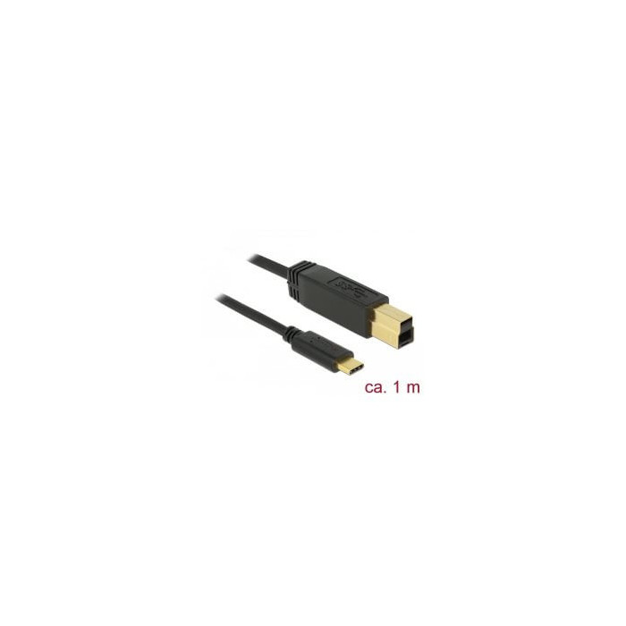 Câble USB 3.1 (10Gbps) Type C Mâle / B Mâle 1m