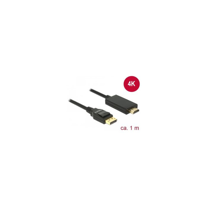 Câble DisplayPort 1.2 M High Speed HDMI-A 4K 1m