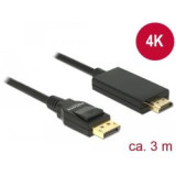 Câble DisplayPort 1.2 M High Speed HDMI-A 4K 3m