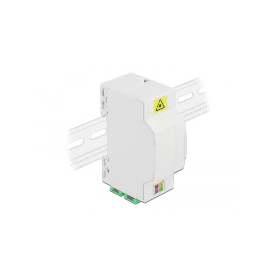Adaptateur fibre rail Din 4xSC/APC Simplex Mono.