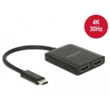 Adaptateur USB type C dual HDMI 4K @30Hz