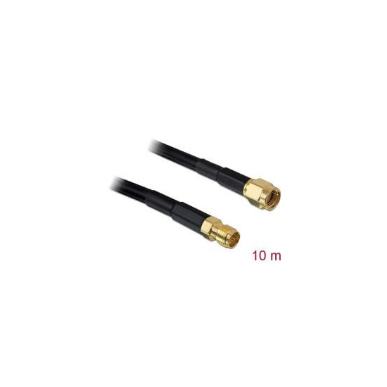 Câble antenne RP-SMA M RP-SMA F 10m low loss