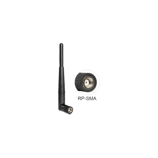 Antenne omni. 2.4/5Ghz 3dBi RP-SMA 360°