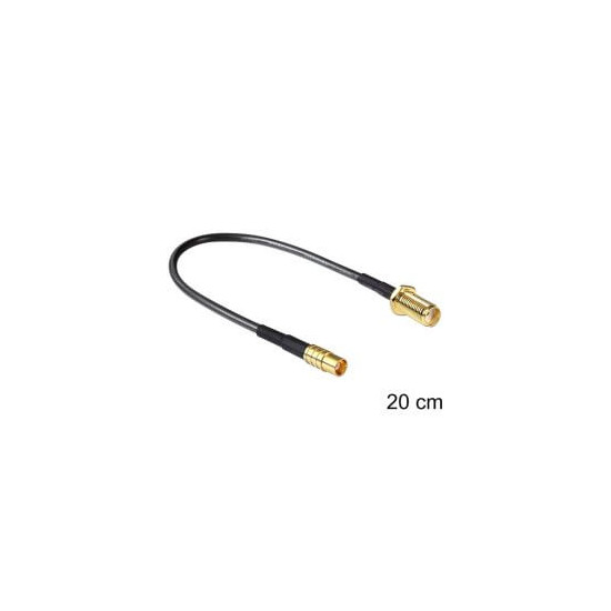 Câble antenne SMA F MCX F 20cm